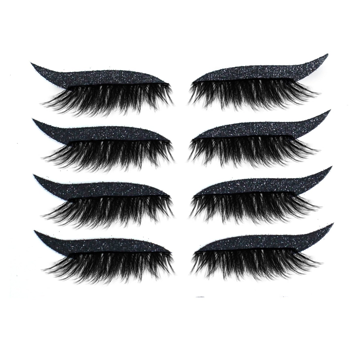 Royallure Waterproof Reusable Eyeliner Stickers & Lashes - Long-lasting Cat Eye Makeup