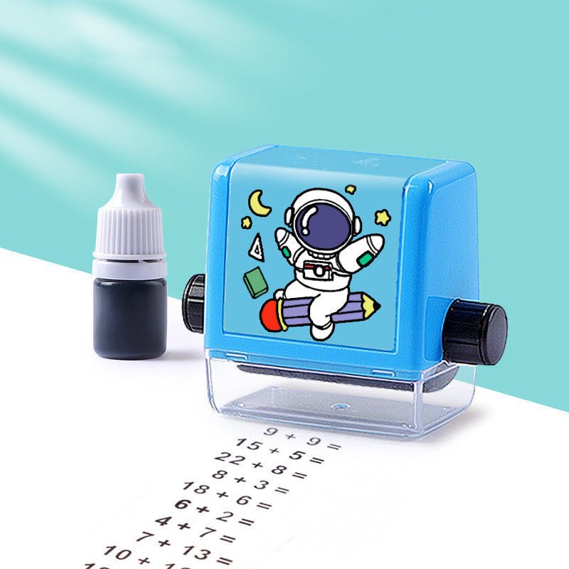 Royallure Adjustable Roller Digital Teaching Stamp for Kids - Improve Homework Accuracy & Speed