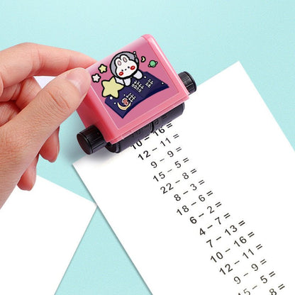 Royallure Adjustable Roller Digital Teaching Stamp for Kids - Improve Homework Accuracy & Speed