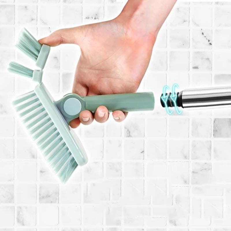 Royallure Versatile Rotating Floor Scrub Brush with Swivel Head for Deep Cleaning