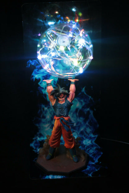 Dragon Ball Z Goku Lamp – Energy Bomb LED Night Light, DBZ Collectible Figure