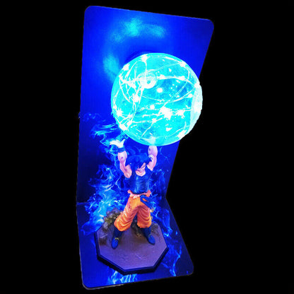 Dragon Ball Z Goku Lamp – Energy Bomb LED Night Light, DBZ Collectible Figure