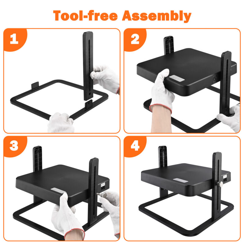 Pawelux Adjustable Chick Heating Plate - 10"x10" Brooder Heater for Poultry with Energy Saving Design and Safety Features