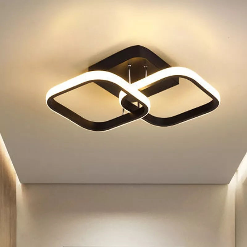 Modern LED Ceiling Light - Corridor and Aisle Lamp - Black