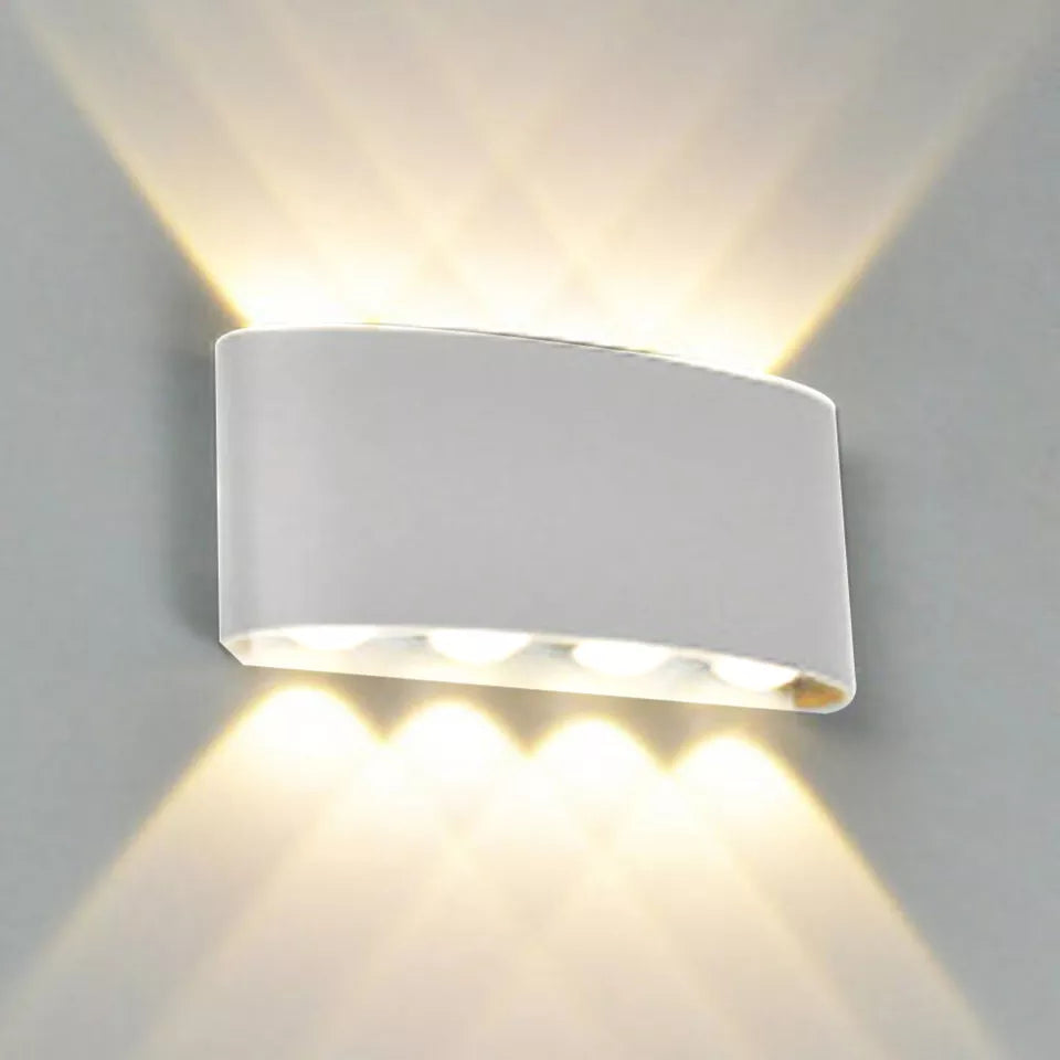 Royelux Modern LED Wall Lamp for Bedroom and Living Room Decor - 8w / 3000K