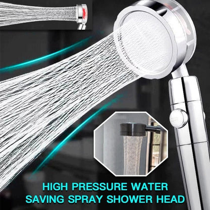 Royallure High-Pressure Eco-Friendly Shower Head with 360° Rotation and Water Purification Filter