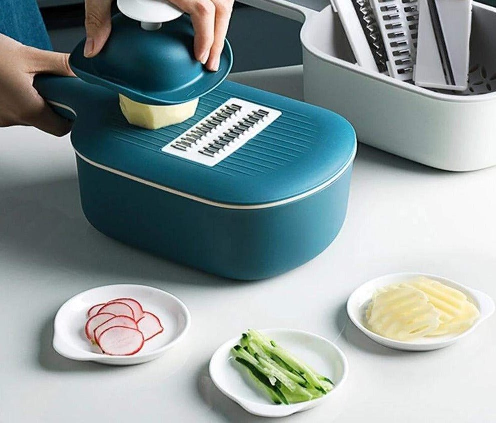 Royallure Professional Vegetable Slicer and Chopper with Multi-Blade Designs and Drainage Function