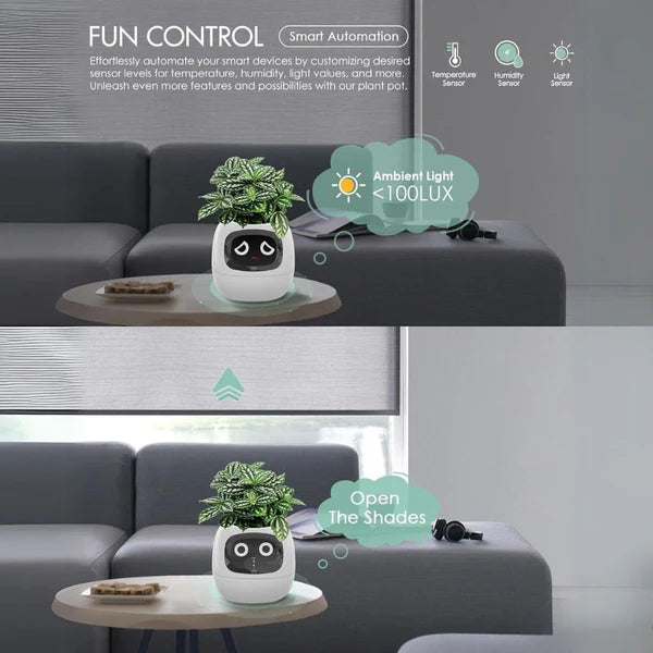 Smart Plant Pot with AI Sensors – Interactive Planter for Easy Plant Care