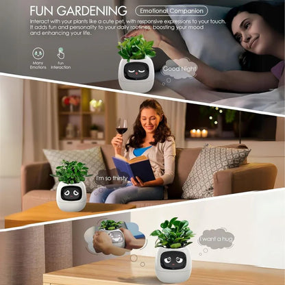 Smart Plant Pot with AI Sensors – Interactive Planter for Easy Plant Care