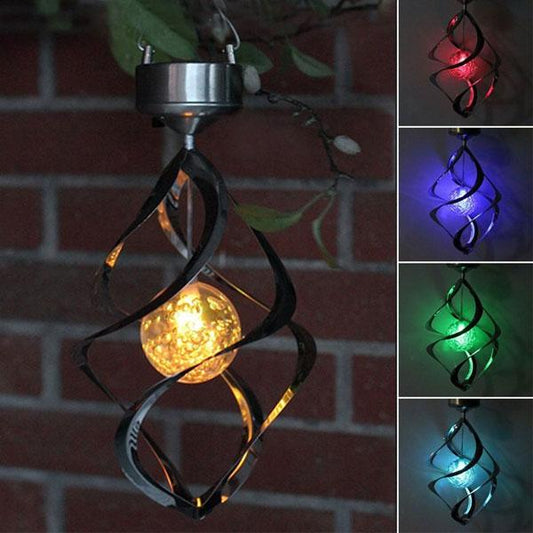 Royelux Solar-Powered LED Wind Chime - Color-Changing Outdoor Light Decoration - Default Title