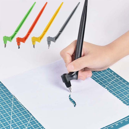 Precision Craft Cutting Tool – 360° Rotating Blade for Paper & Stencil Art