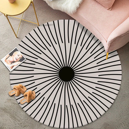 Royallure Modern Circle Area Rug