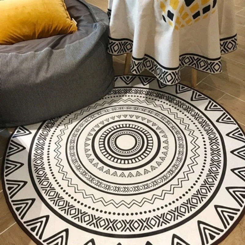 Royallure Modern Circle Area Rug