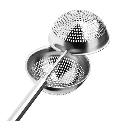 Royallure Premium Stainless Steel Long-Handle Tea Infuser Filter for Loose Leaf & Herbal Tea