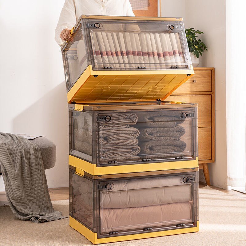 Royallure Premium Foldable Storage Box for Clothes and Household Items - Large Capacity, Dustproof, Easy to Move and Stack