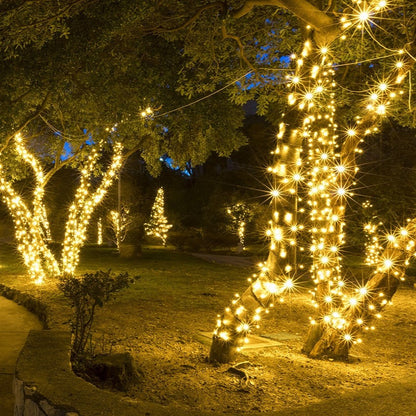 Royelux Solar String Fairy Lights - Waterproof Outdoor LED