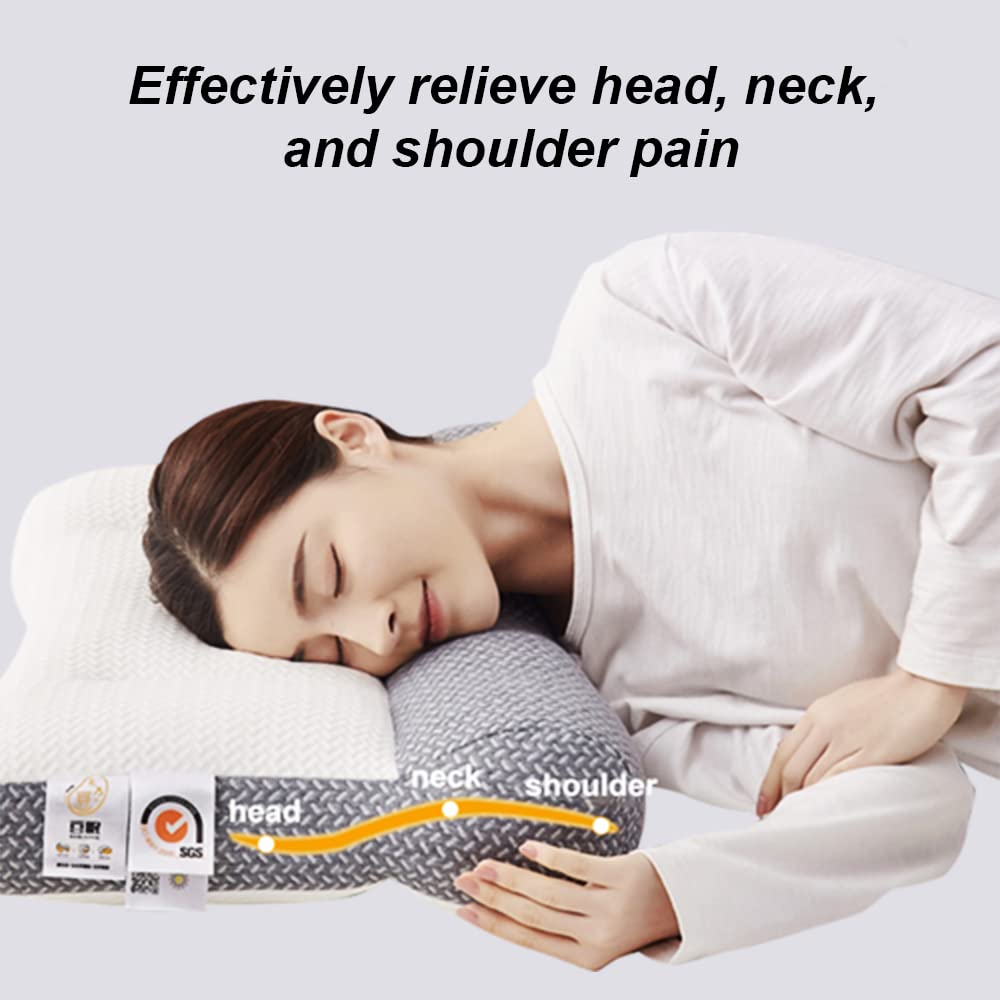 Royallure Contoured Orthopedic Sleep Pillow – Ergonomic Neck & Shoulder Support for Pain Relief