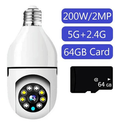 Royallure 5G Surveillance Lightbulb with Night Vision & Human Tracking Technology