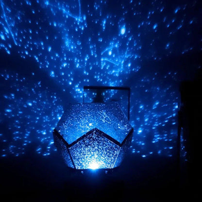 Royaleva Galaxy Star Projector with Bluetooth & 4-Mode Brightness - Portable USB Rechargeable