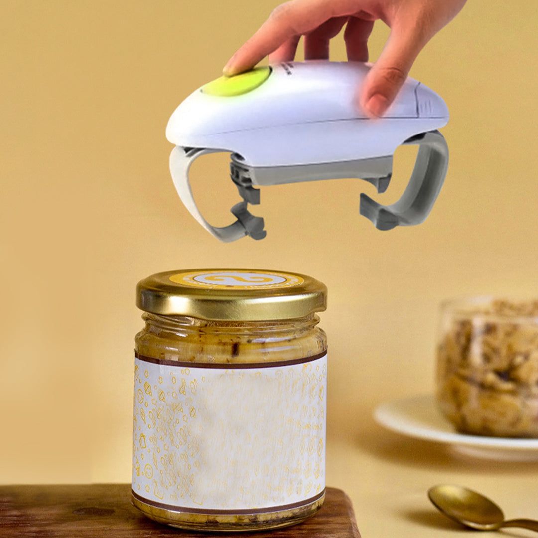 Royallure Automatic Electric Jar Opener – Hands-Free, Soft-Edge Clamp for Effortless Opening