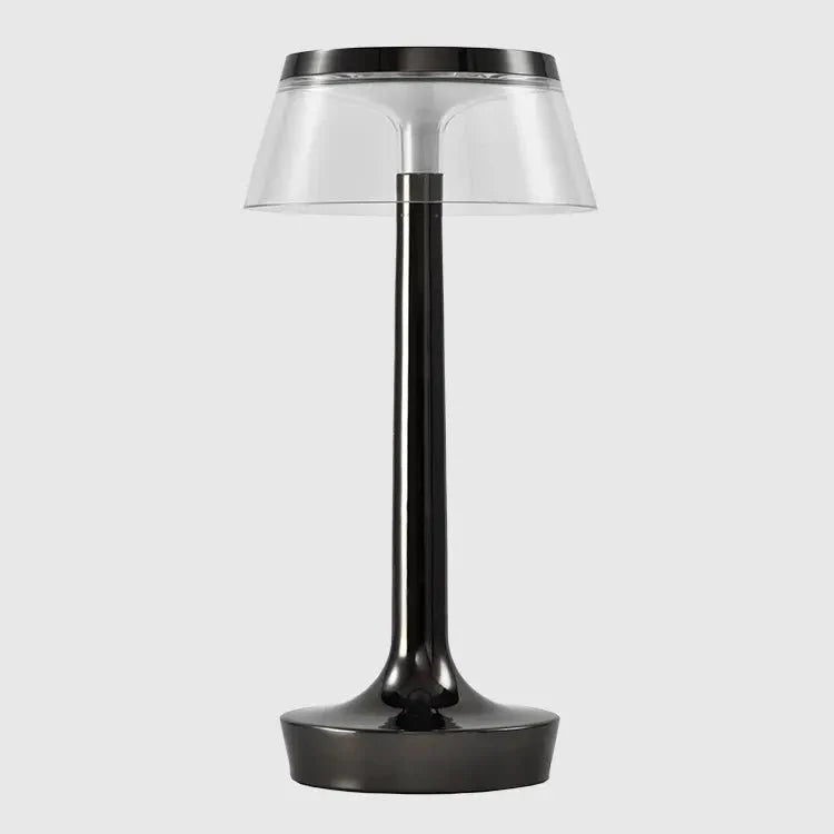 RoyaleGlow Crystal Touch LED Table Lamp – Rechargeable & Dimmable