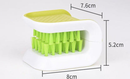 Royallure Dual-Sided Knife and Cutlery Cleaning Brush