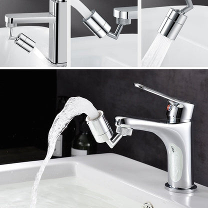 Royallure 720° Universal Anti-Splash Faucet Filter with Dual Rotary Knobs and Four-Layer Purification