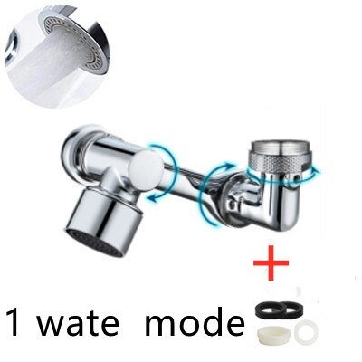 Royallure 180° Rotatable Universal Faucet Extender - Splash-Free Sink Aerator with Dual Water Modes