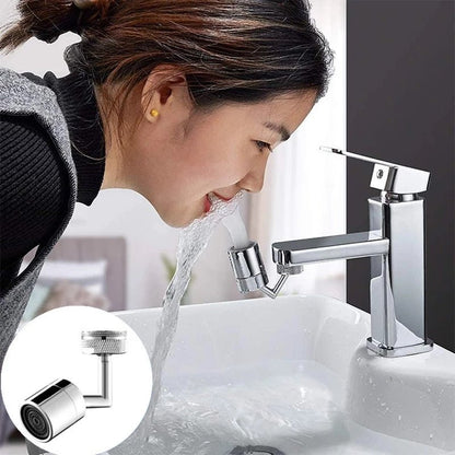 Royallure 180° Rotatable Universal Faucet Extender - Splash-Free Sink Aerator with Dual Water Modes