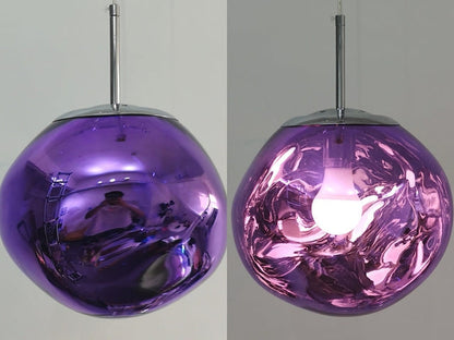 Royelux Luxurious Lava Pendant Lamp - Elegant Design for Modern Spaces - Purple / 15CM