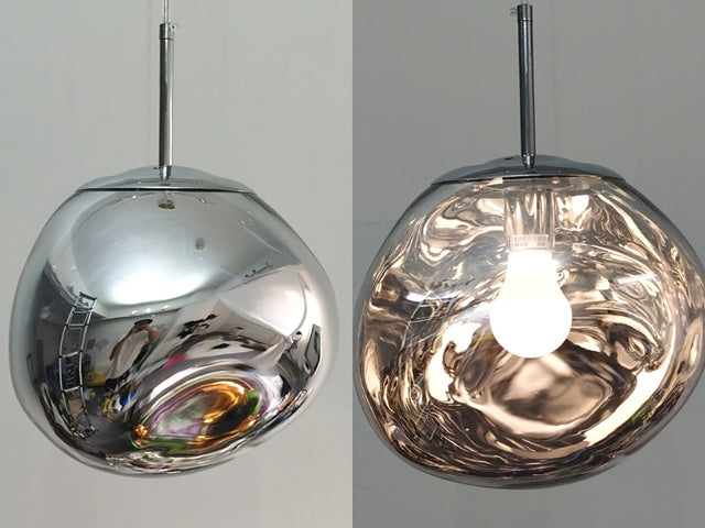 Royelux Luxurious Lava Pendant Lamp - Elegant Design for Modern Spaces - Silver / 15CM