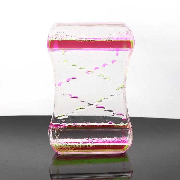 Royallure Colorful Floating Liquid Hourglass – Mesmerizing Timer & Unique Gift