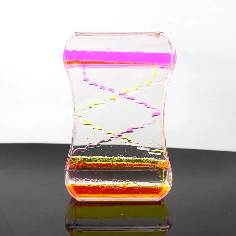 Royallure Colorful Floating Liquid Hourglass – Mesmerizing Timer & Unique Gift