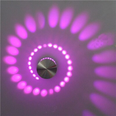 Luxora Spiral Light – Modern LED Wall & Ceiling Light with 7 Color Options