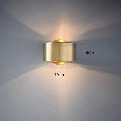 Royelux Moss Minimalistic Wall Light - Elegant Ambient Lighting for Modern Spaces - Gold