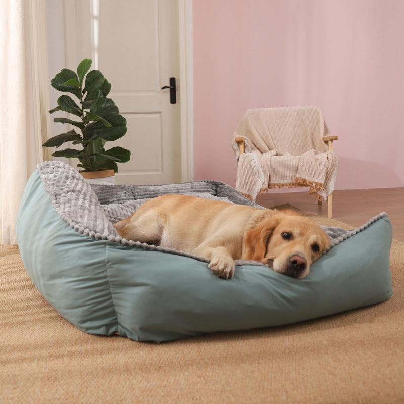 Pawelux All-Season Hypoallergenic Thick Dog Bed - Soft, Warm & Machine Washable