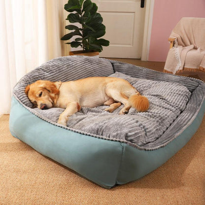 Pawelux All-Season Hypoallergenic Thick Dog Bed - Soft, Warm & Machine Washable