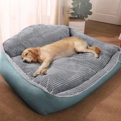 Pawelux All-Season Hypoallergenic Thick Dog Bed - Soft, Warm & Machine Washable