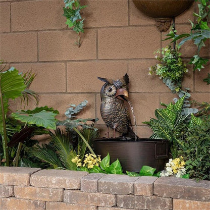 Royallure Whimsical Bird Water Fountain Decor for Tranquil Gardens and Patios