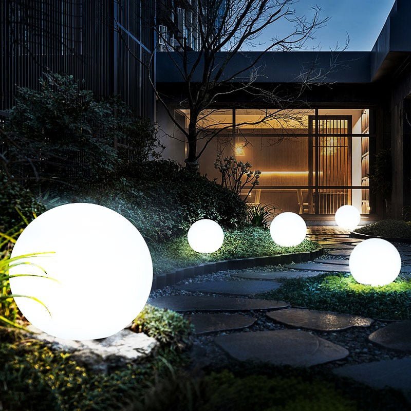 Outdoor Globe Light - Wireless, Weatherproof, 16 Colors LED Sphere light