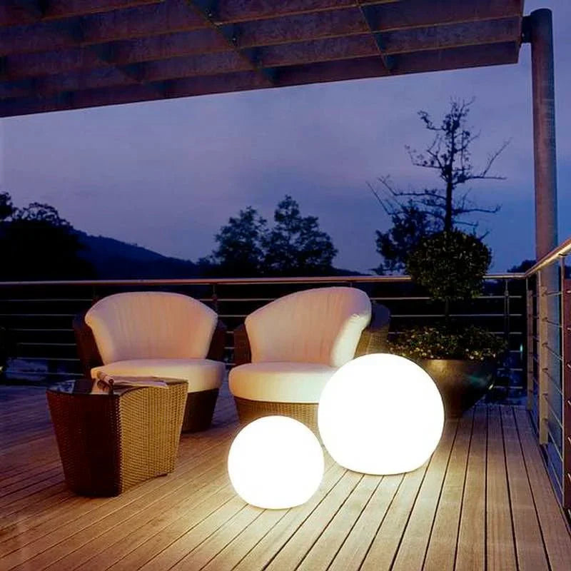 Outdoor Globe Light - Wireless, Weatherproof, 16 Colors LED Sphere light