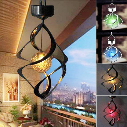 Royelux Solar-Powered LED Wind Chime - Color-Changing Outdoor Light Decoration